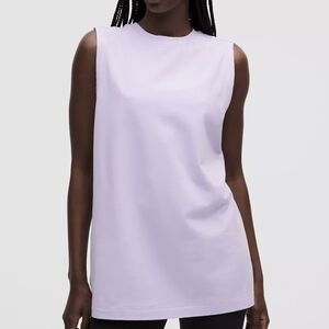 Lululemon All Yours Organic Cotton Tank Size L NWT